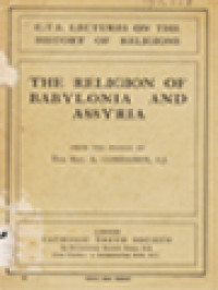 Image of The Religion Of Babylonia And Assyria: C.T.S. Lectures On The History Of Religions