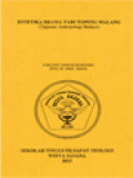 Estetika Drama Tari Topeng Malang (Tinjauan Antropologi Budaya)