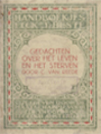 Image of Gedachten Over Het Leven En Het Sterven