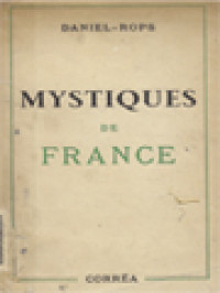 Image of Mystiques De France: Textes Choisis Et Commentés