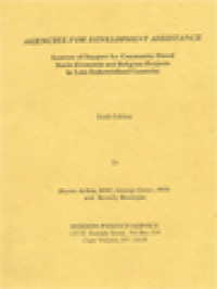 Agencies For Development Assistance: Sources Of Support For Community-Based, Socio-Economic And Religious Projects In Developing Countries