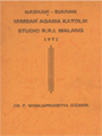 Naskah Siaran Mimbar Agama Katolik Studio RRI Malang 1971