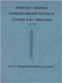 Naskah Siaran Mimbar Agama Katolik Studio RRI Malang 1972