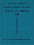 Naskah Siaran Mimbar Agama Katolik Studio RRI Malang 1995