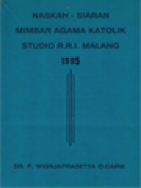 Image of Naskah Siaran Mimbar Agama Katolik Studio RRI Malang 1995