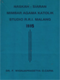 Naskah Siaran Mimbar Agama Katolik Studio RRI Malang 1995