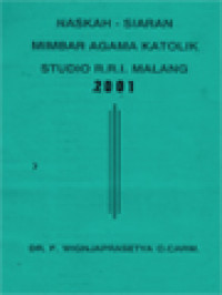 Image of Naskah Siaran Mimbar Agama Katolik Studio RRI Malang 2001