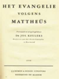 Image of Het Evangelie Volgens Mattheüs