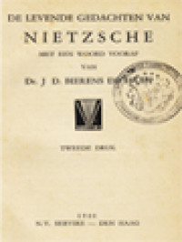 De Levende Gedachten Van Nietzsche