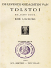 De Levende Gedachten Van Tolstoi