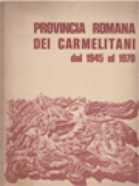 Provincia Romana Dei Carmelitani Dal 1945 Al 1970