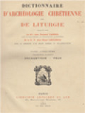 Dictionnaire D'archéologie Chrétienne Et De Liturgie V.1: Encaustique - Feux