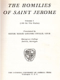 The Fathers Of The Church 48: The Homilies Of Saint Jerome Volume I (1-59 On The Psalms)