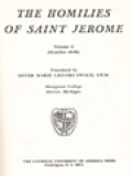 The Fathers Of The Church 57: The Homilies Of Saint Jerome Volume 2 (Homilies 60-96)