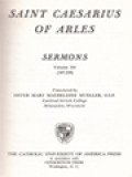 The Fathers Of The Church 66: Saint Caesarius Of Arles: Sermons Volume III (187-238)