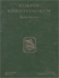 Image of Corpus Christianorum: Anonymi Auctoris Theognosiae (Saec. IX/X) Dissertatio Contra Iudaeos