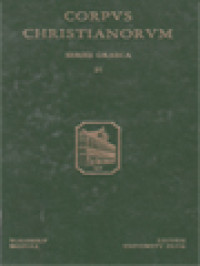 Corpus Christianorum: Hagiographica Inedita Decem