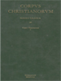 Corpus Christianorum: Corpus Nazianzenum 1. Versiones Orientales Repertorium Ibericum Et Studia Ad Editiones Curandas