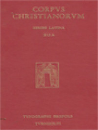 Image of Corpus Christianorum: Sancti Fulgentii Episcopi Ruspensis Opera