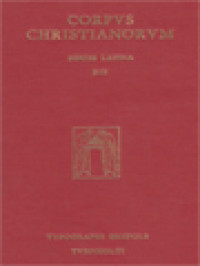 Corpus Christianorum: Sancti Fulgentii Episcopi Ruspensis Opera