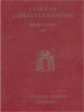 Corpus Christianorum: Aurelii Augustini Opera, Pars X, 3: Sancti Aurelii Augustini, Enarrationes In Psalmos CI - CL