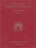 Corpus Christianorum: Magni Aurelii Cassiodori Sinatoris Opera, Pars II, 2: Magni Aurelii Cassiodori, Expositio Psalmorum LXXI-CL