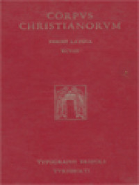 Corpus Christianorum: Magni Aurelii Cassiodori Sinatoris Opera, Pars II, 2: Magni Aurelii Cassiodori, Expositio Psalmorum LXXI-CL