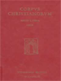 Corpus Christianorum: Gregorius Magnus, Sancti Gregorii Magni - Homiliae In Hiezechihelem Prophetam