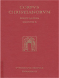 Corpus Christianorum: Theodori Mopsuesteni Expositionis In Psalmos,  Iuliano Aeclanensi Interprete In Latinum Versae Quae Supersunt