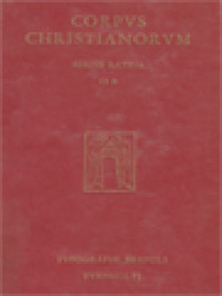 Corpus Christianorum: Eusebius 'Gallicanus', Sermones Extravagantes