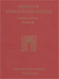 Corpus Christianorum: Sancti Leonis Magni Romani Pontificis Tractatus Septem Et Nonaginta