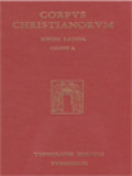 Corpus Christianorum: Bedae Venerabilis Opera, Pars I: Opera Didascalica