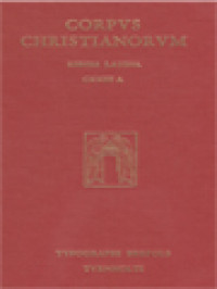 Corpus Christianorum: Bedae Venerabilis Opera, Pars I: Opera Didascalica