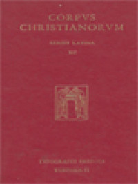 Image of Corpus Christianorum: Florilegia Biblica Africana, Saec. V: Contra Varimadum Solutiones Testimonia De Trinitate