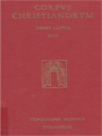 Image of Corpus Christianorum: Aurelii Augustini Opera, Pars XIII, 1: Sancti Aurelii Augustini, De Diversis Quaestionibus Ad Simplicianum