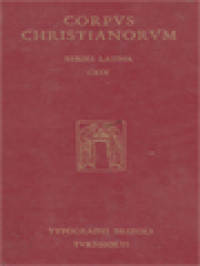 Corpus Christianorum: Bedae Venerabilis Opera, Pars II, 2: Opera Exegetica, In Primam Partem Samuhelis Libri IIII In Regum Librum XXX Quaestiones