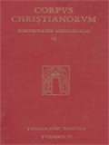 Corpus Christianorum, Continuatio Mediaeualis VI: Collectio Canonum In V Libris (LIB. I-III)