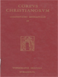 Image of Corpus Christianorum, Continuatio Mediaeualis IV: Reimbaldi Leodiensis Opera Omnia