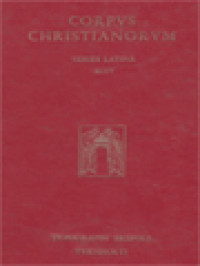 Image of Corpus Christianorum: Anicii Manlii Severini Boethii Opera, Pars I: Anicii Manlii Severini Boethii, Philosophiae Consolatio