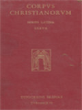 Corpus Christianorum: S. Hieronymi Presbyteri Opera, Pars I, 5: Opera Exegetica, Commentariorum In Danielem, Libri III (IV)