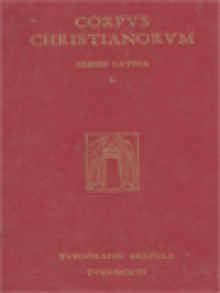 Image of Corpus Christianorum: Aurelii Augustini Opera, Pars XVI, 1: Sancti Aurelii Augustini, De Trinitate Libri XV (Libri I-XII)