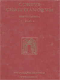 Corpus Christianorum: Corpus Praefationum, Textus (A - P)