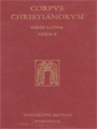 Corpus Christianorum: Bedae Venerabilis Opera, Pars VI, 2: Opera Didascalica