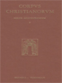 Image of Corpus Christianorum: Acta Andreae, Praefatio - Commentarius