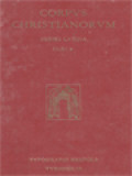 Corpus Christianorum: Corpus Praefationum, Apparatus (A - P)