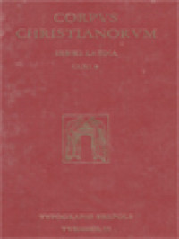 Corpus Christianorum: Corpus Praefationum, Apparatus (A - P)