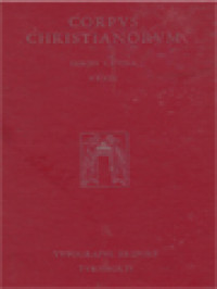 Corpus Christianorum: Aurelii Augustini Opera, Pars V: Sancti Aurelii Augustini, Quaestionum In Heptateuchum Libri VII, Locutionum In Heptateuchum Libri VII, De Octo Quaestionibus Ex Vetri Testamento