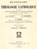 Dictionnaire De Théologie Catholique: Contenant L'exposé Des Doctrines De La Théologie Catholique, Leurs Preuves Et Leur Histoire IV.1. (Dabillon - Dimœrites)