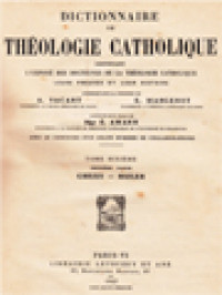 Dictionnaire De Théologie Catholique: Contenant L'exposé Des Doctrines De La Théologie Catholique, Leurs Preuves Et Leur Histoire VI.2. (Ghezzi - Hizler)