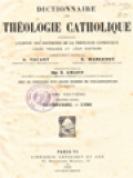 Dictionnaire De Théologie Catholique: Contenant L'exposé Des Doctrines De La Théologie Catholique, Leurs Preuves Et Leur Histoire IX.1. (Laubrussel - Lyre)